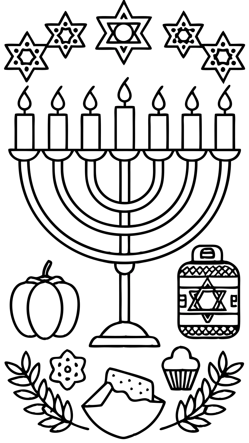 hanukkah coloring pages printable